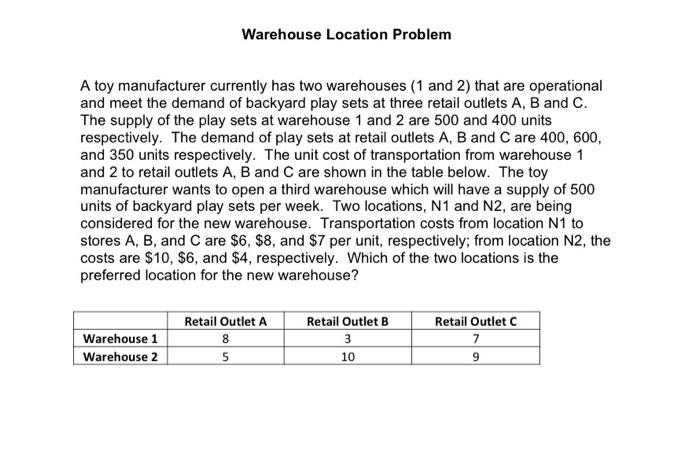 please use excel to solve. show all steps and