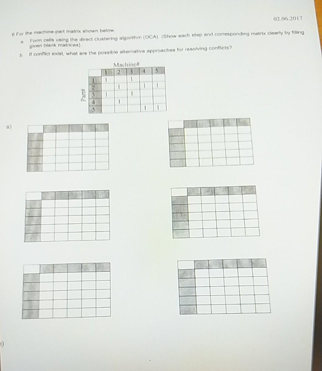 02.06.2017 6 For the machine part matrex shown