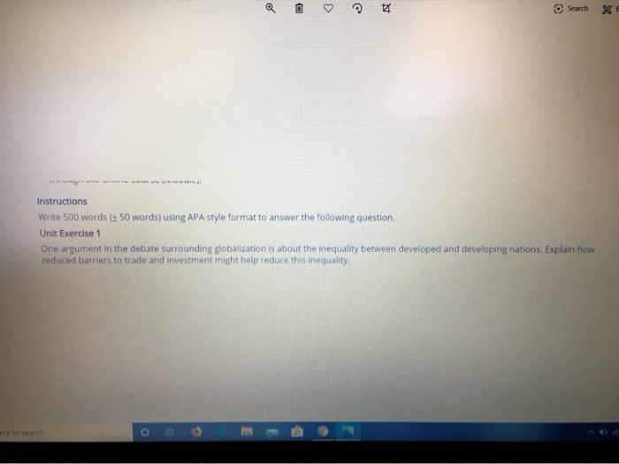 with two references Search % Instructions Write
