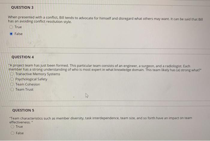 plz help QUESTION 3 When presented with a