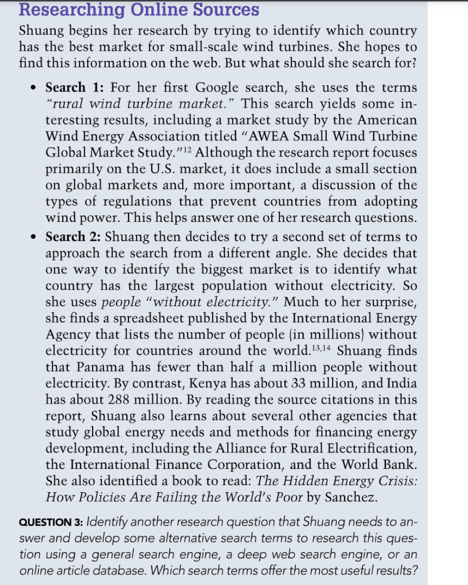 Please help with #2&3 Developing a Work Plan As a