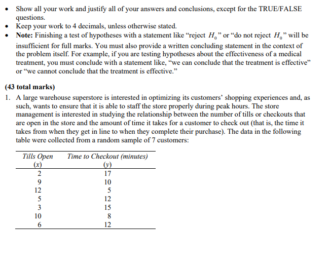 may I have help questions e through k please Show