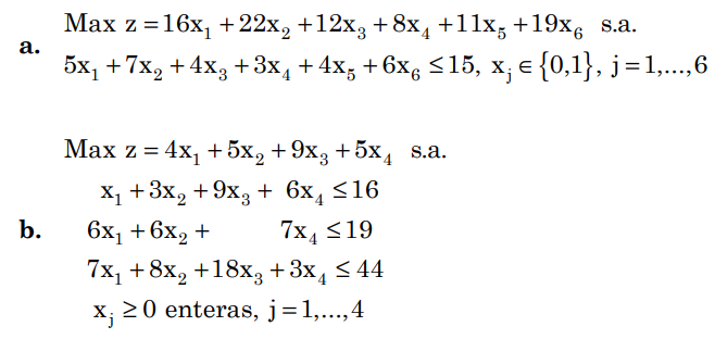 Solve each model, applying the branch-and-bound