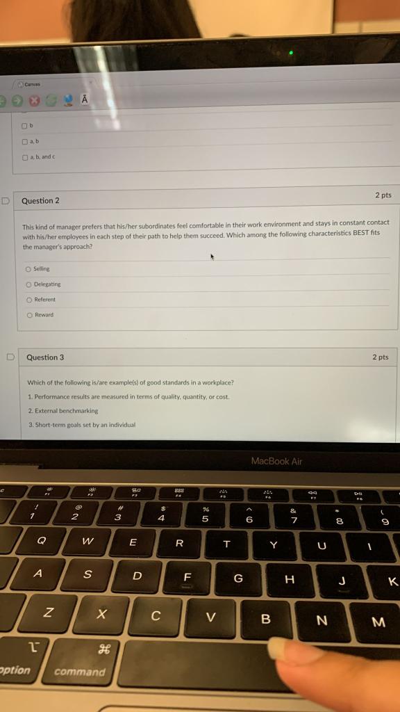 Carwas X ab ab, and 2 pts D Question 2 This kind