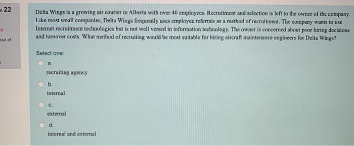 22 Delta Wings is a growing air courier in