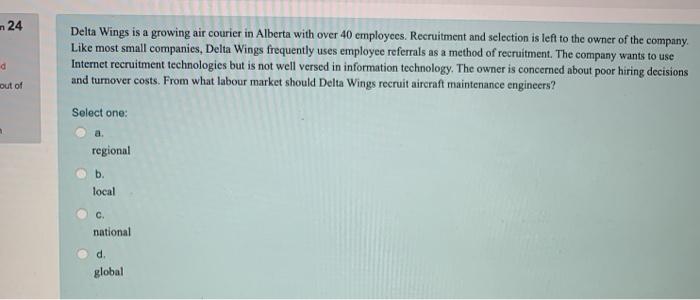 22 Delta Wings is a growing air courier in