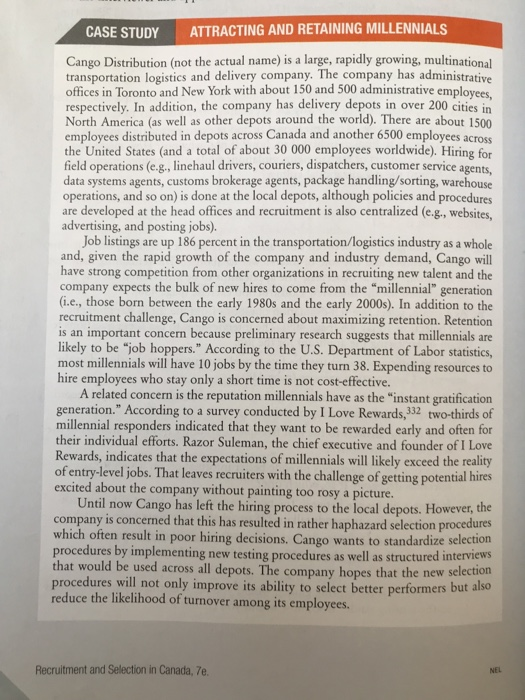 CASE STUDY ATTRACTING AND RETAINING MILLENNIALS