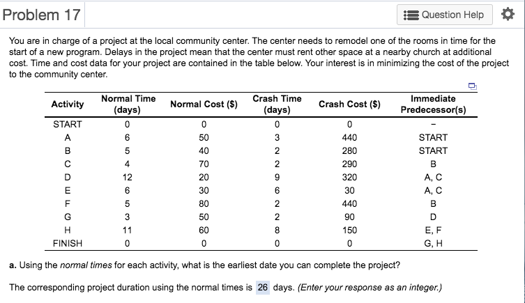 Please complete part b with work. Problem 17
