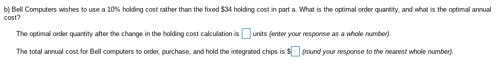 Bell Computers purchases integrated chips at $350