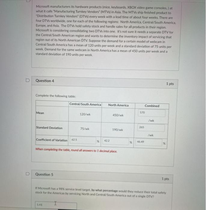 Just question 5! Thanks! Microsoft manufacturers