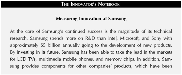 Read the case study on Samsung on pages 392-394