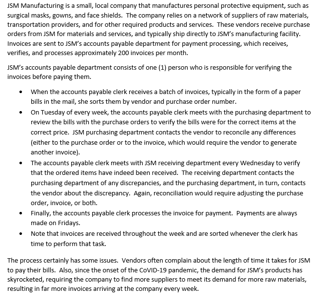 JSM Manufacturing is a small, local company that