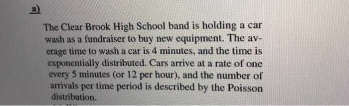 12 If the service cost is $5/h, the waiting cost