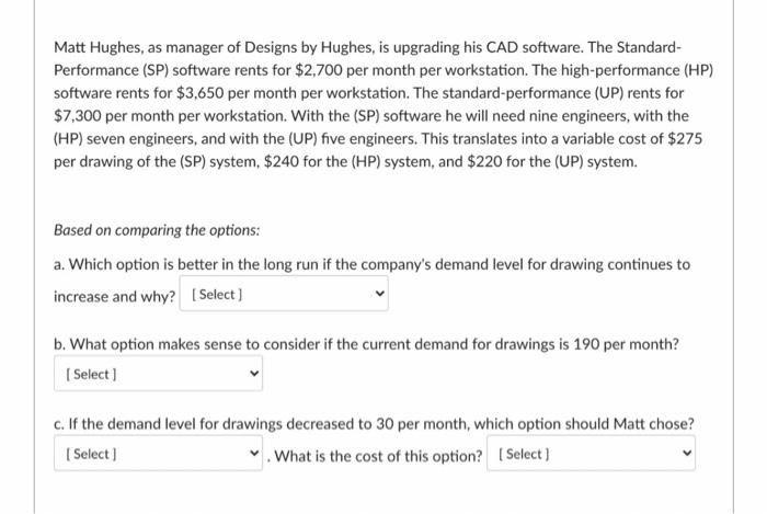 Matt Hughes, as manager of Designs by Hughes, is