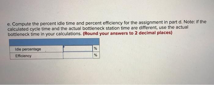 Problem 6-5 (Algo) As part of a major plant