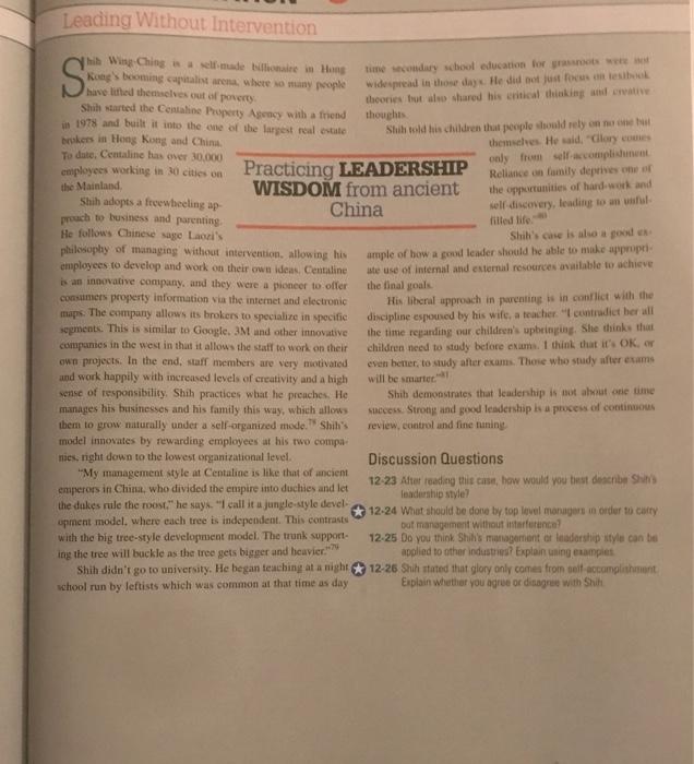 Leading Without Intervention SE filled life hih