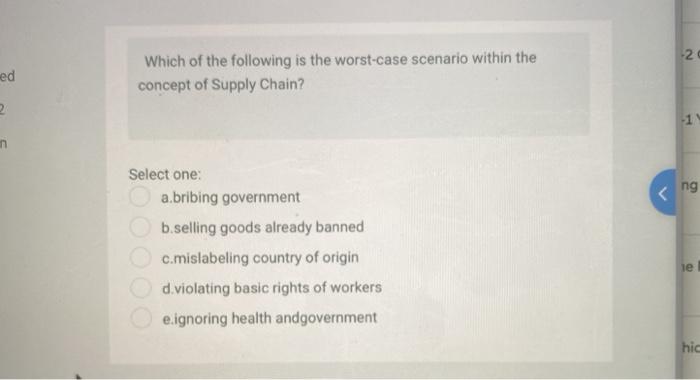2. ed Which of the following is the worst-case