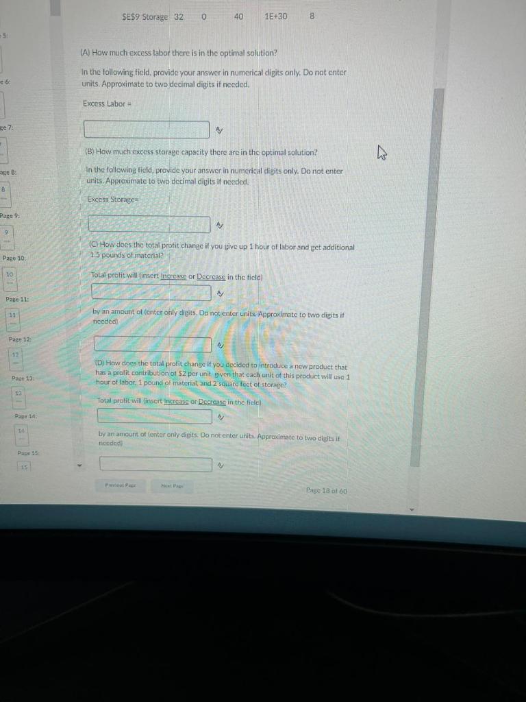 Consider the following Linear Programming