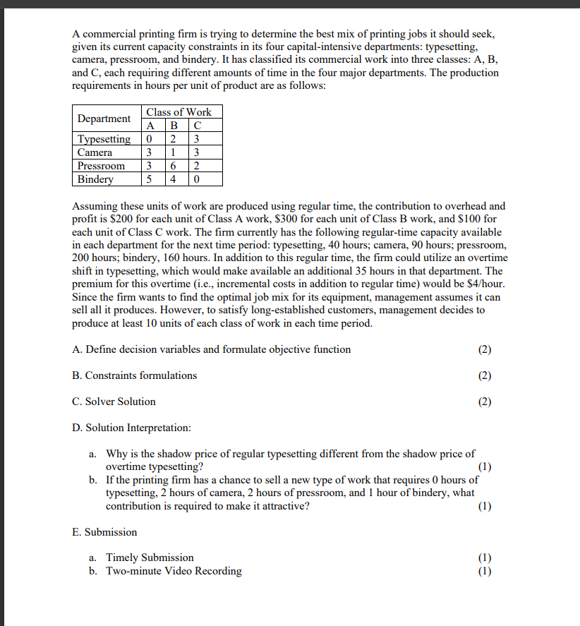 I Need help with doing this on Excel. A