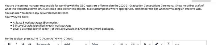 You are the project manager responsible for