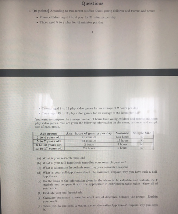 zoom in Questions 1. [40 points) According to two
