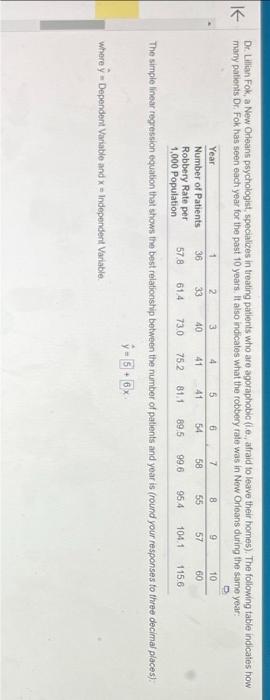 please solve these 4 problems Dr. Lillian Fok, a