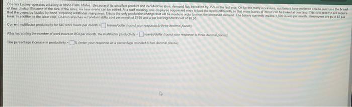 Charles Lackey operates a bakery in Idaho Falls,