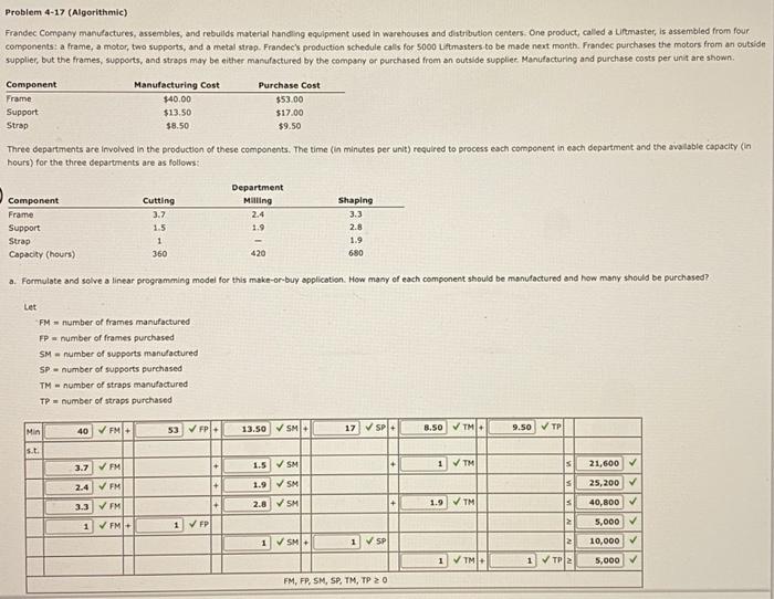 Please explain how to solve for a through e.