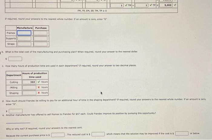 Please explain how to solve for a through e.