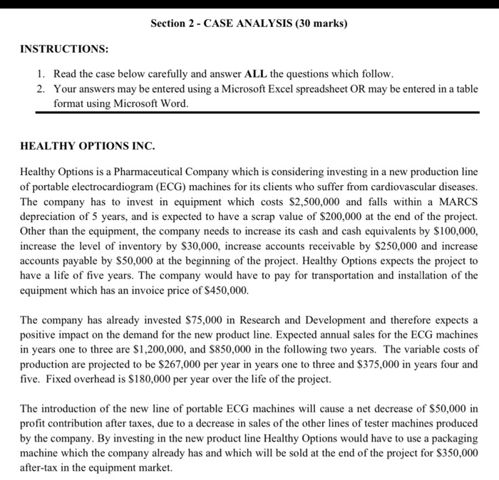 11. Identify three (3) relevant cash flows which