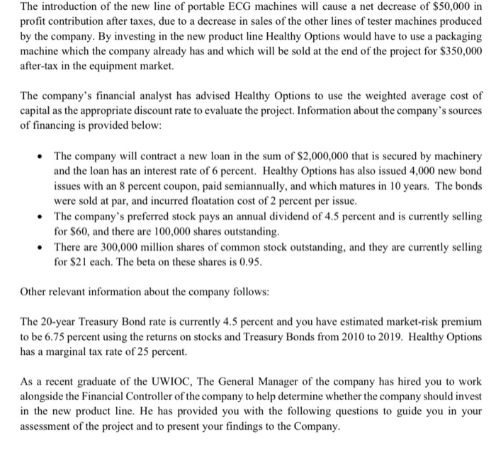 11. Identify three (3) relevant cash flows which