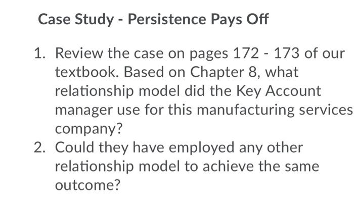 answer the questions from case study CASE STUDY