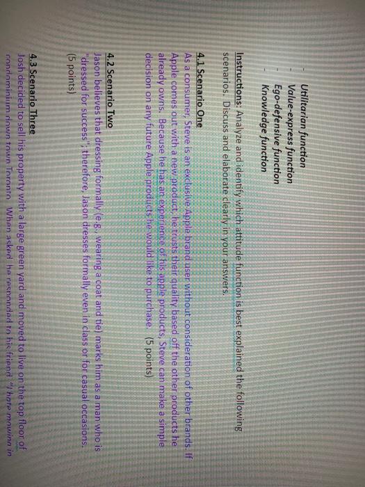 scenario 2 plz. ty very much! Utilitarian