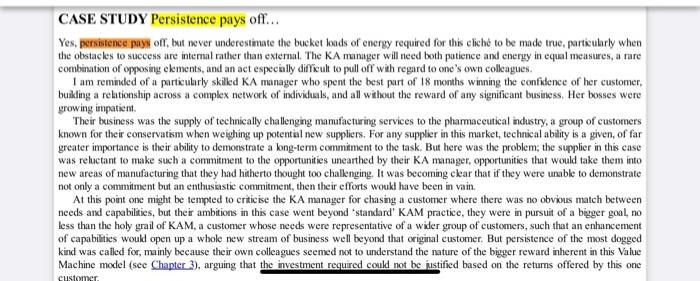 answer the questions from case study CASE STUDY