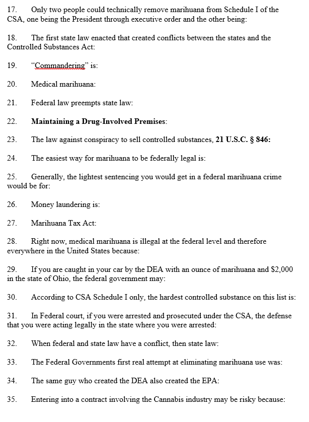 17. Only two people could technically remove