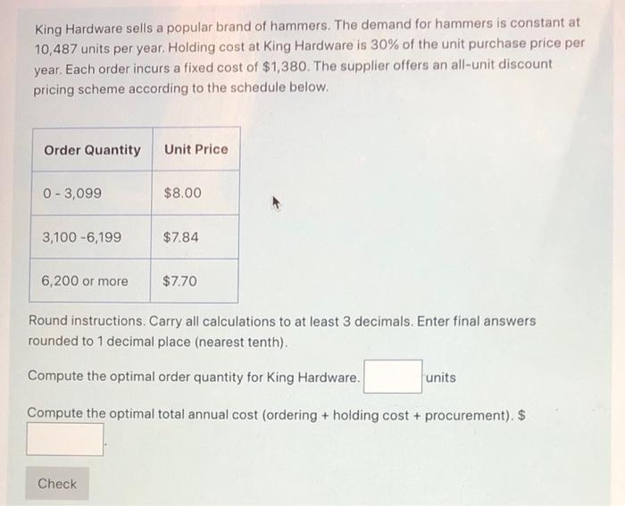 please show on excel or if you can't please give