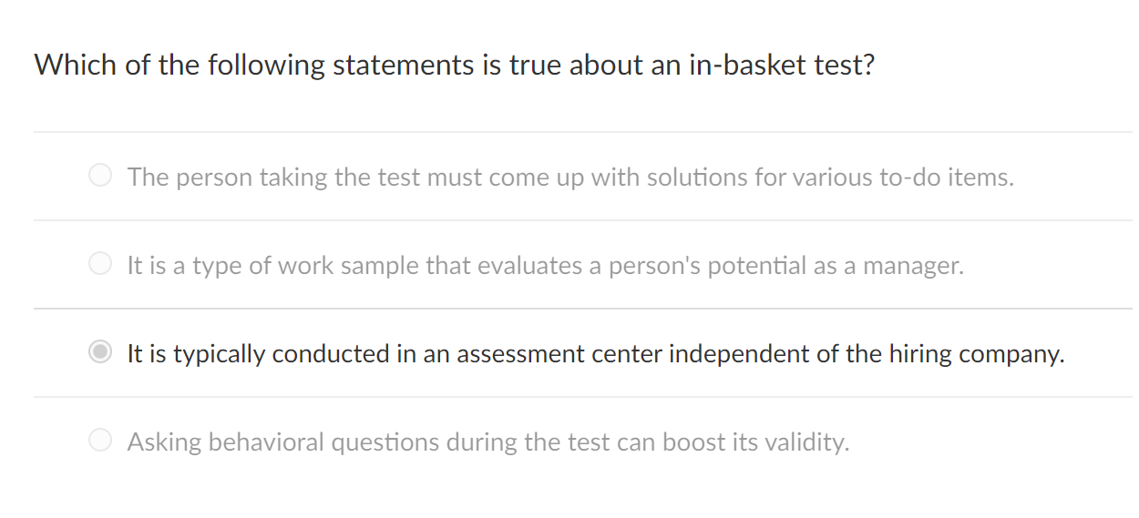 My answers are WRONG Which of the following