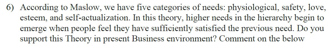 If assignment is Question & Answer based then.