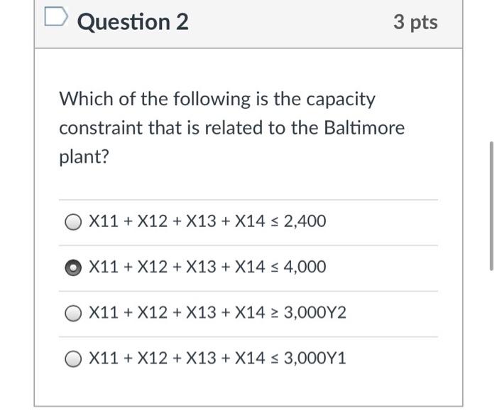 please help woth questions Question 1 3 pts