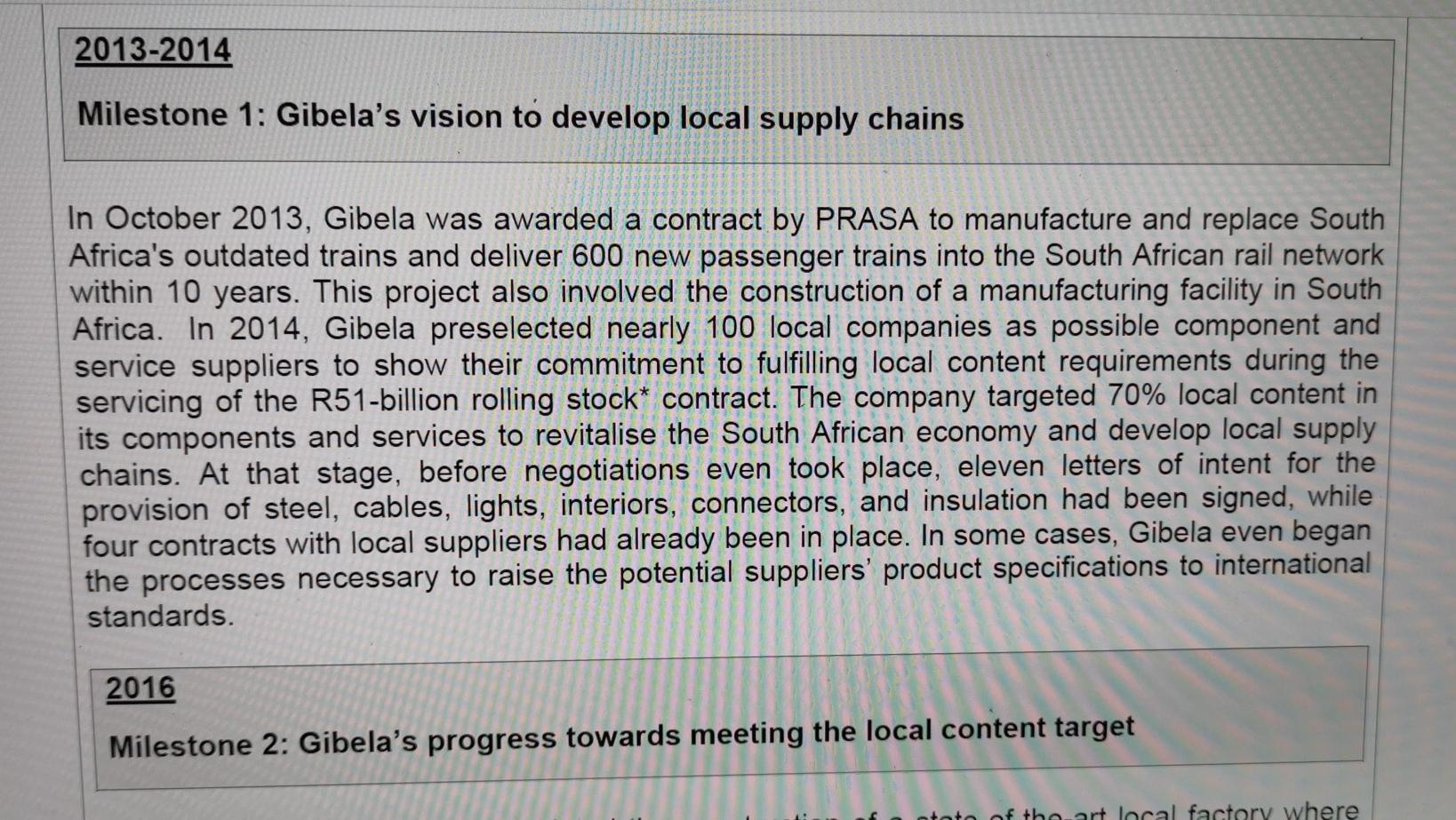 No stopping this train! Background: Replacing