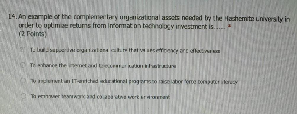 mis 14. An example of the complementary