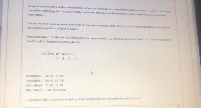 An operations Manager's stalas.compiled the
