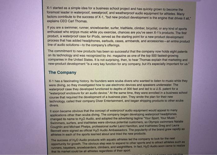 X-1 started as a simple idea for a business