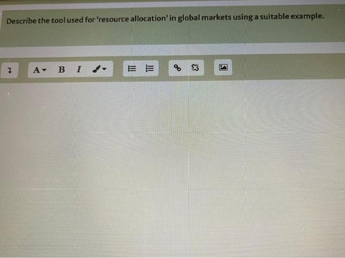 International marketing course