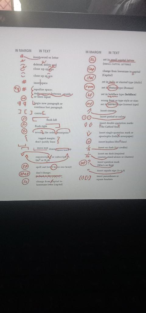 ACTIVITY: Proofread the sentences below. Correct