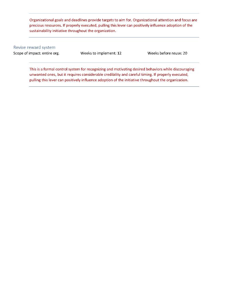 What is the optimal solution to solve Change