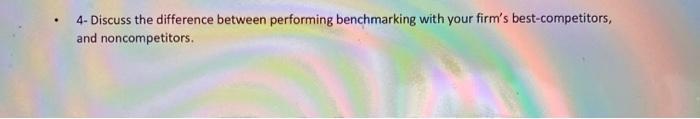 4- Discuss the difference between performing