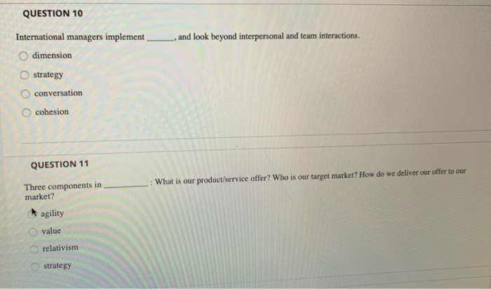 please answer both questions QUESTION 10 and look