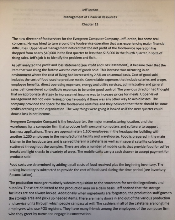 Read the case study and answer the questions. Use