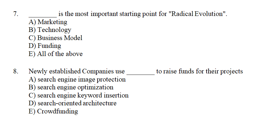 7. is the most important starting point for